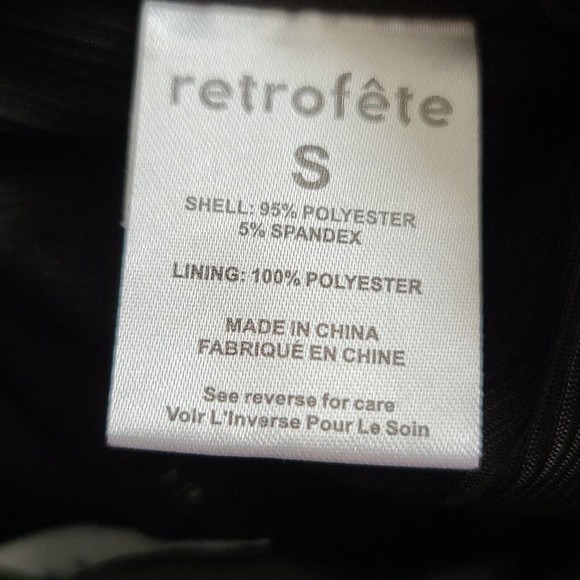 Retrofete Everly Jumpsuit Liquid Metallic Gunmetal Size S $585 NWT - Picture 14 of 15